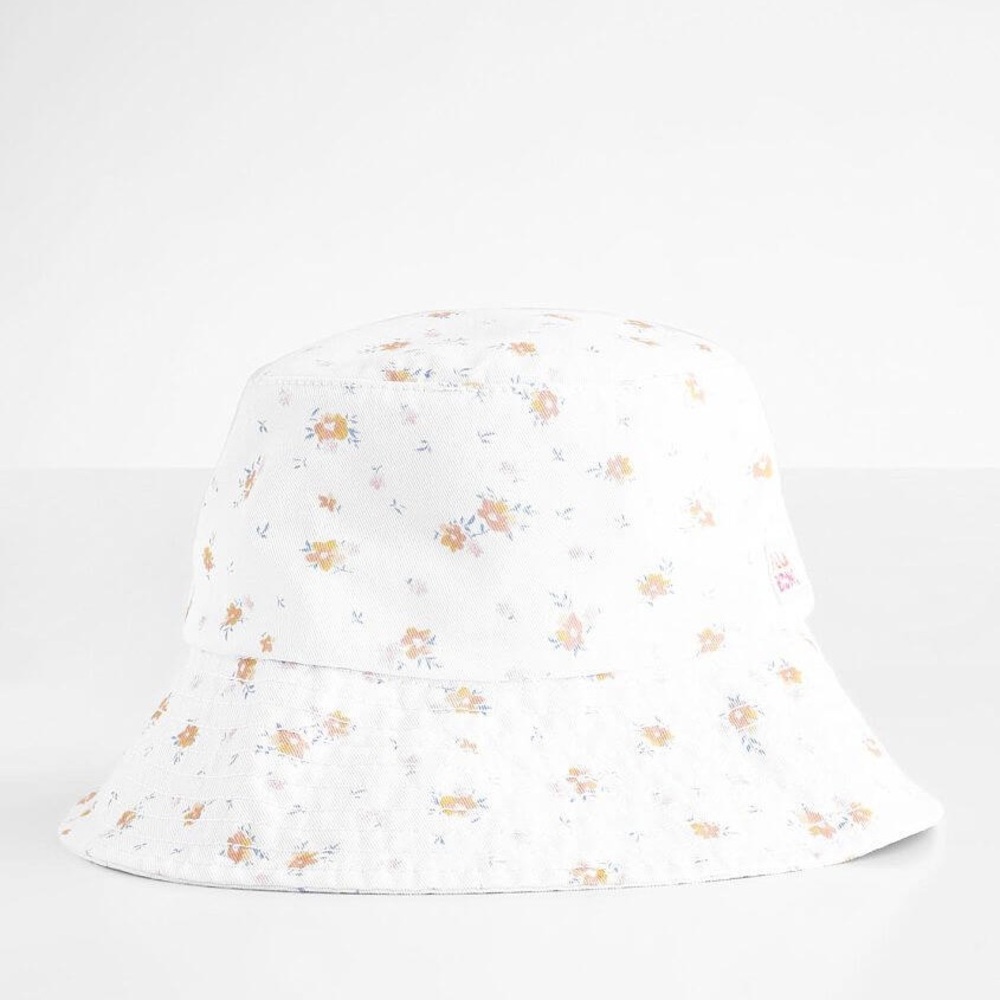 Billabong Girls - Bucket List Bucket Hat 100% Cotton Floral Summer Spring Travel